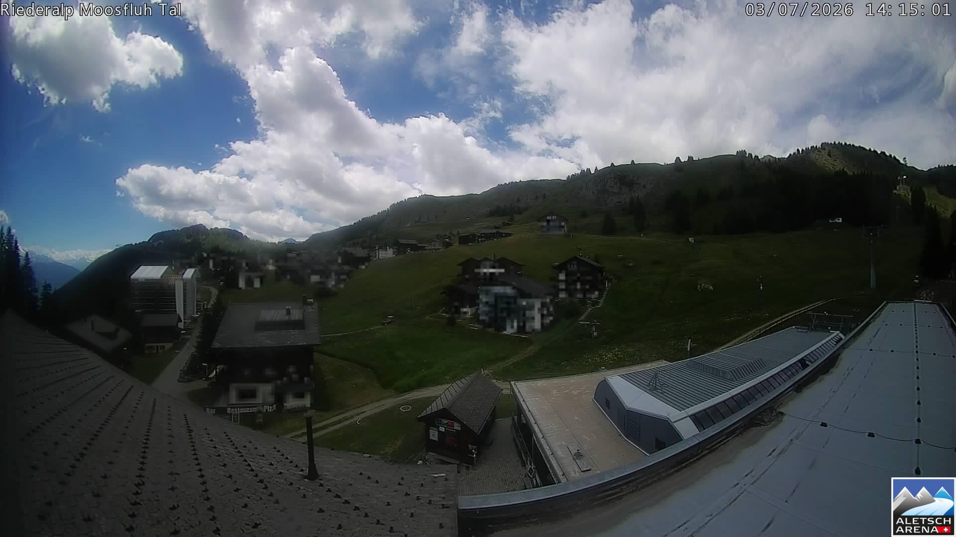 Archived image Webcam Riederalp - Village