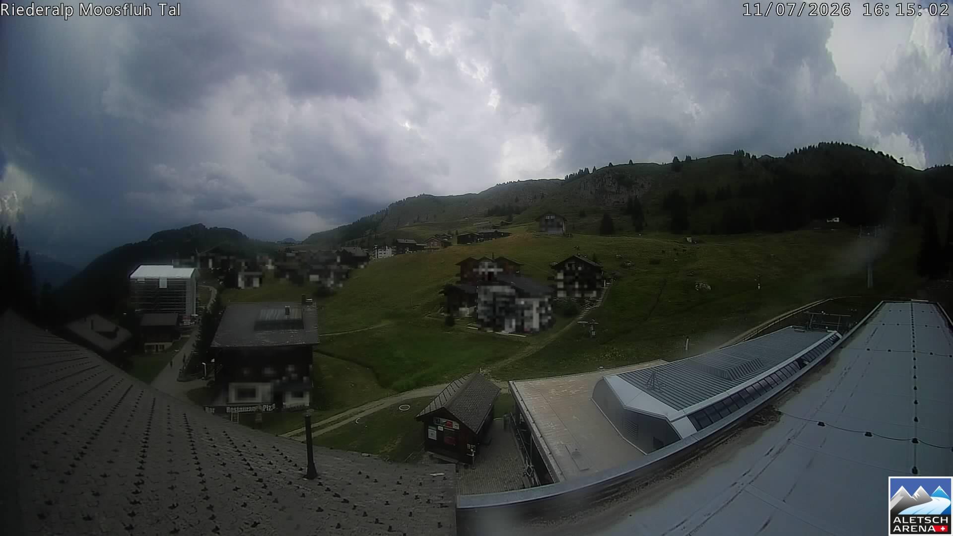 Archiv Foto Webcam Riederalp: Dorfmitte