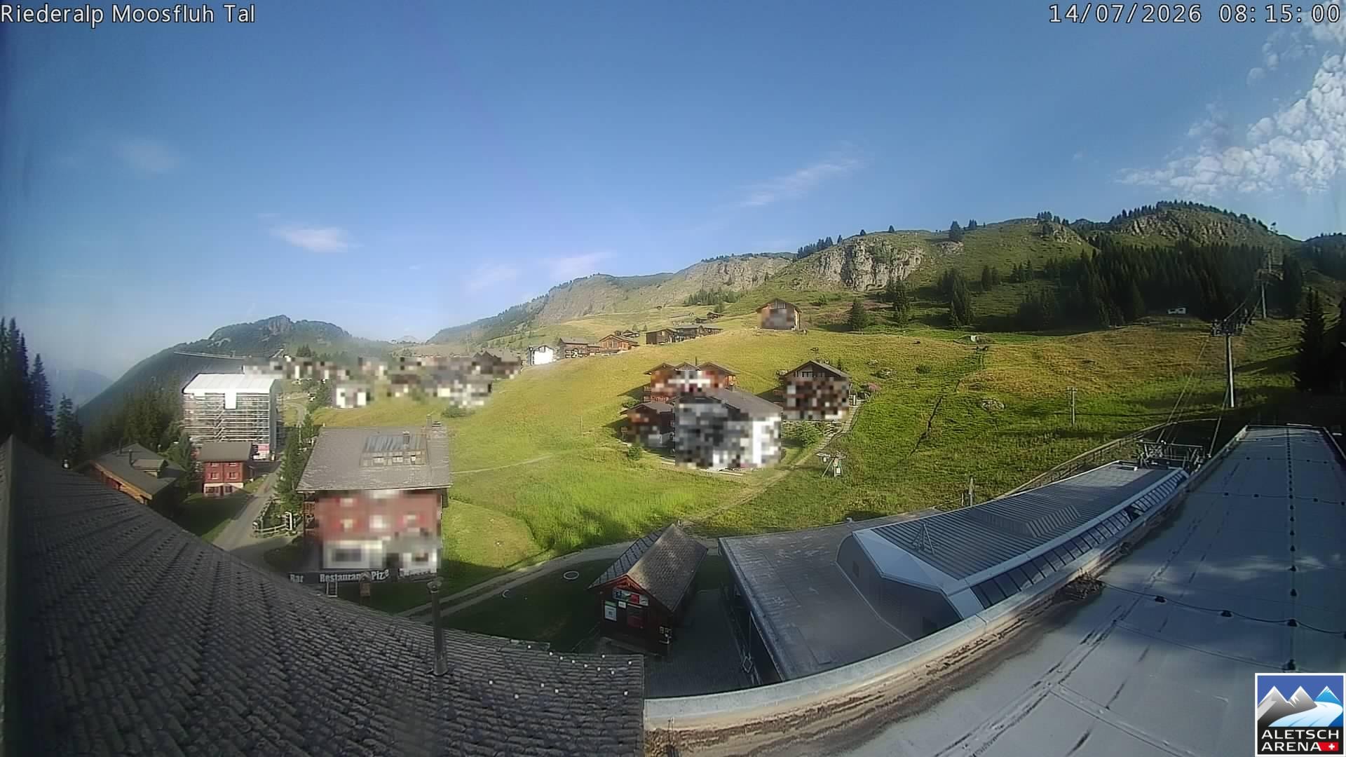 Archived image Webcam Riederalp - Village
