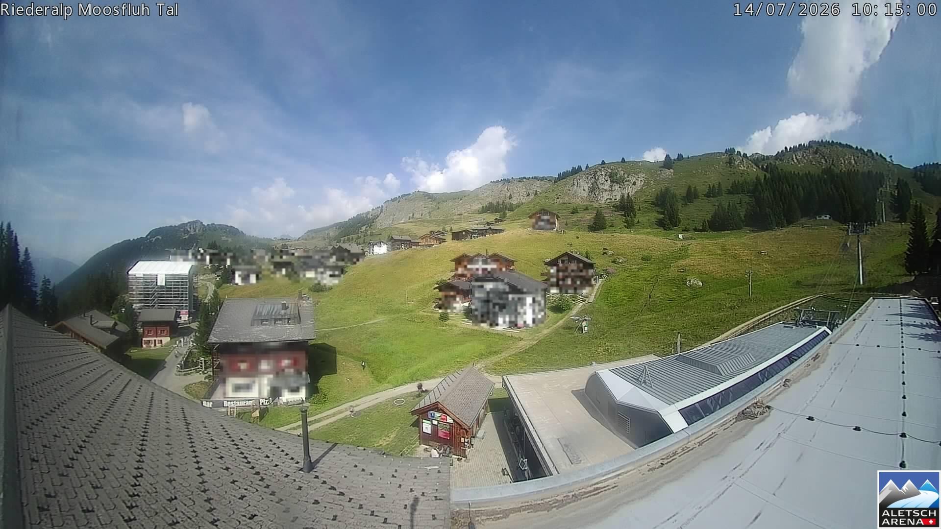 Archived image Webcam Riederalp - Village