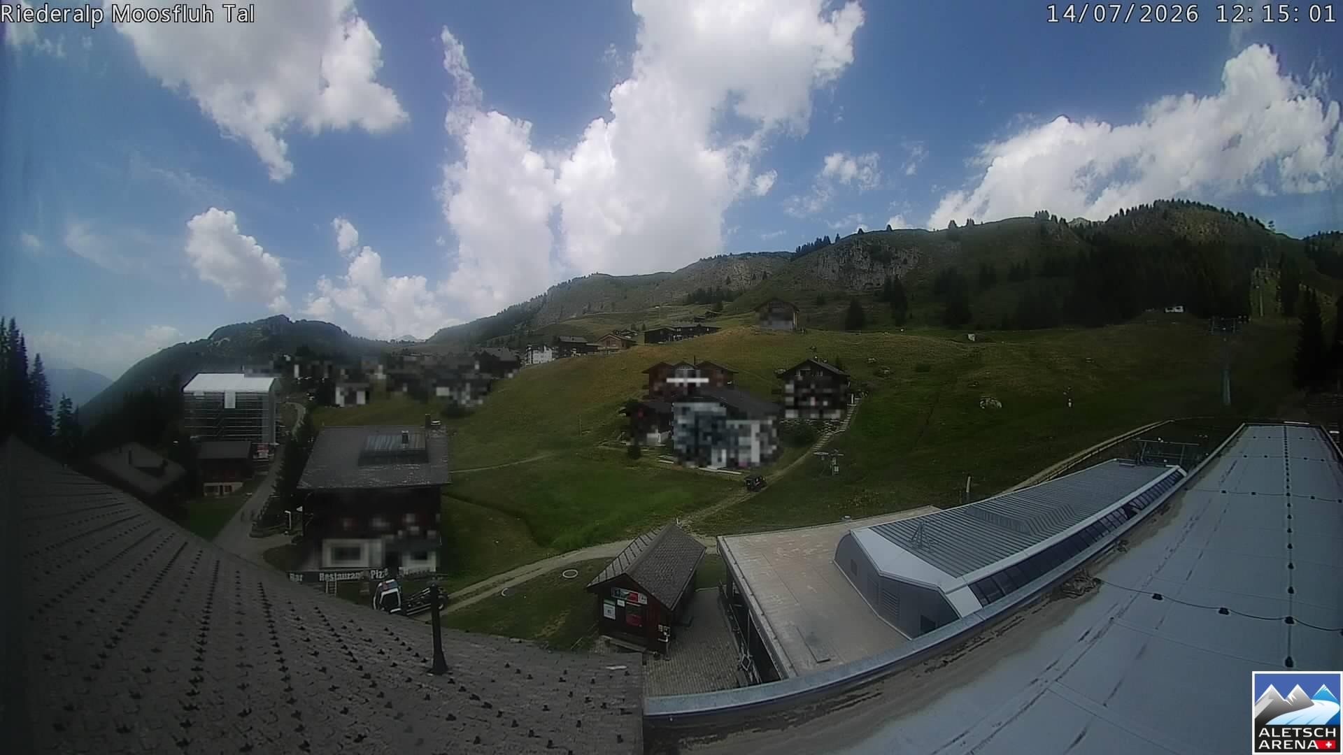 Archived image Webcam Riederalp - Village