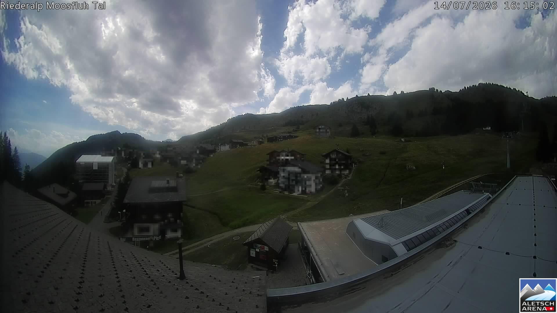 Archived image Webcam Riederalp - Village