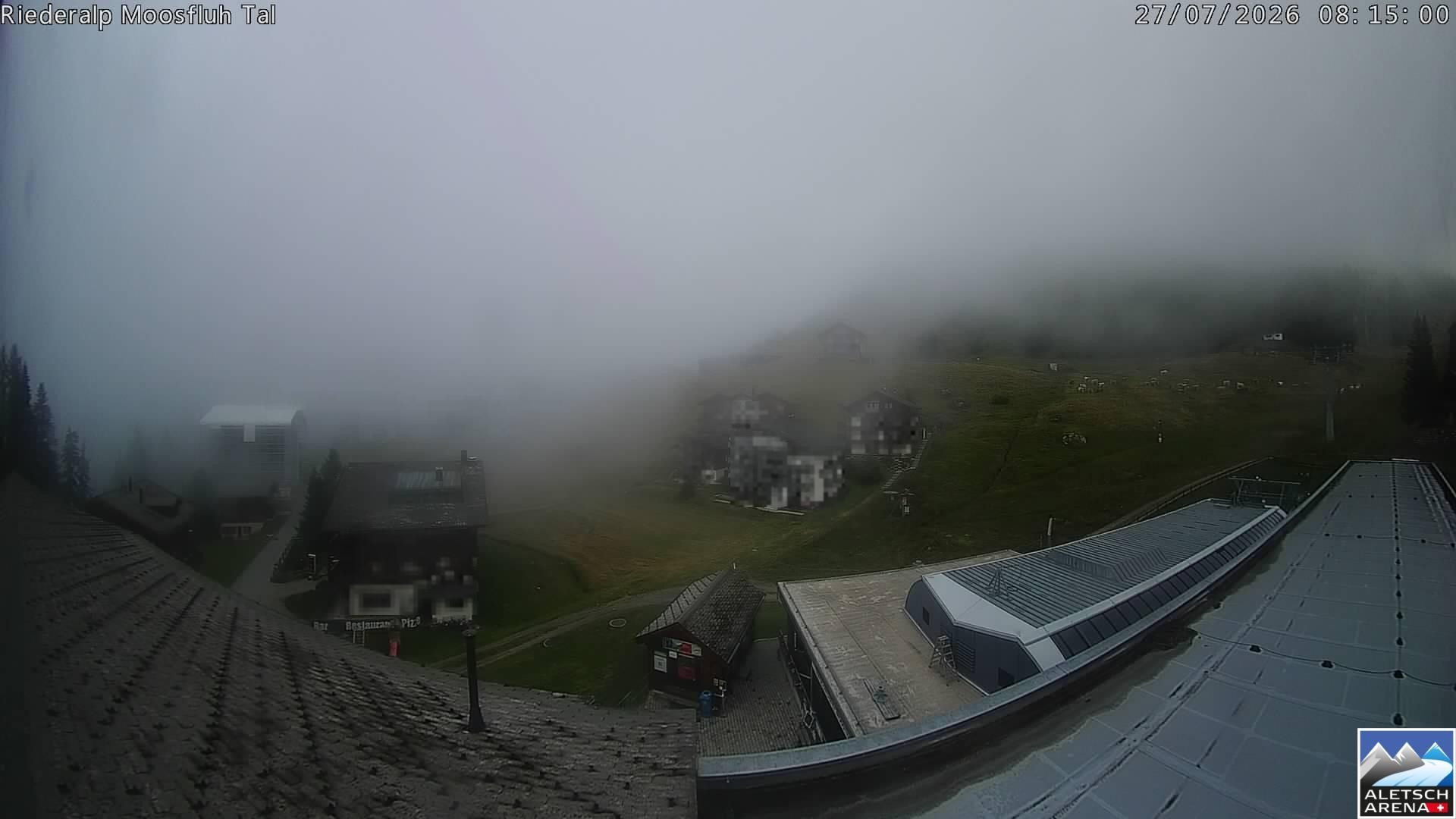 Archiv Foto Webcam Riederalp: Dorfmitte
