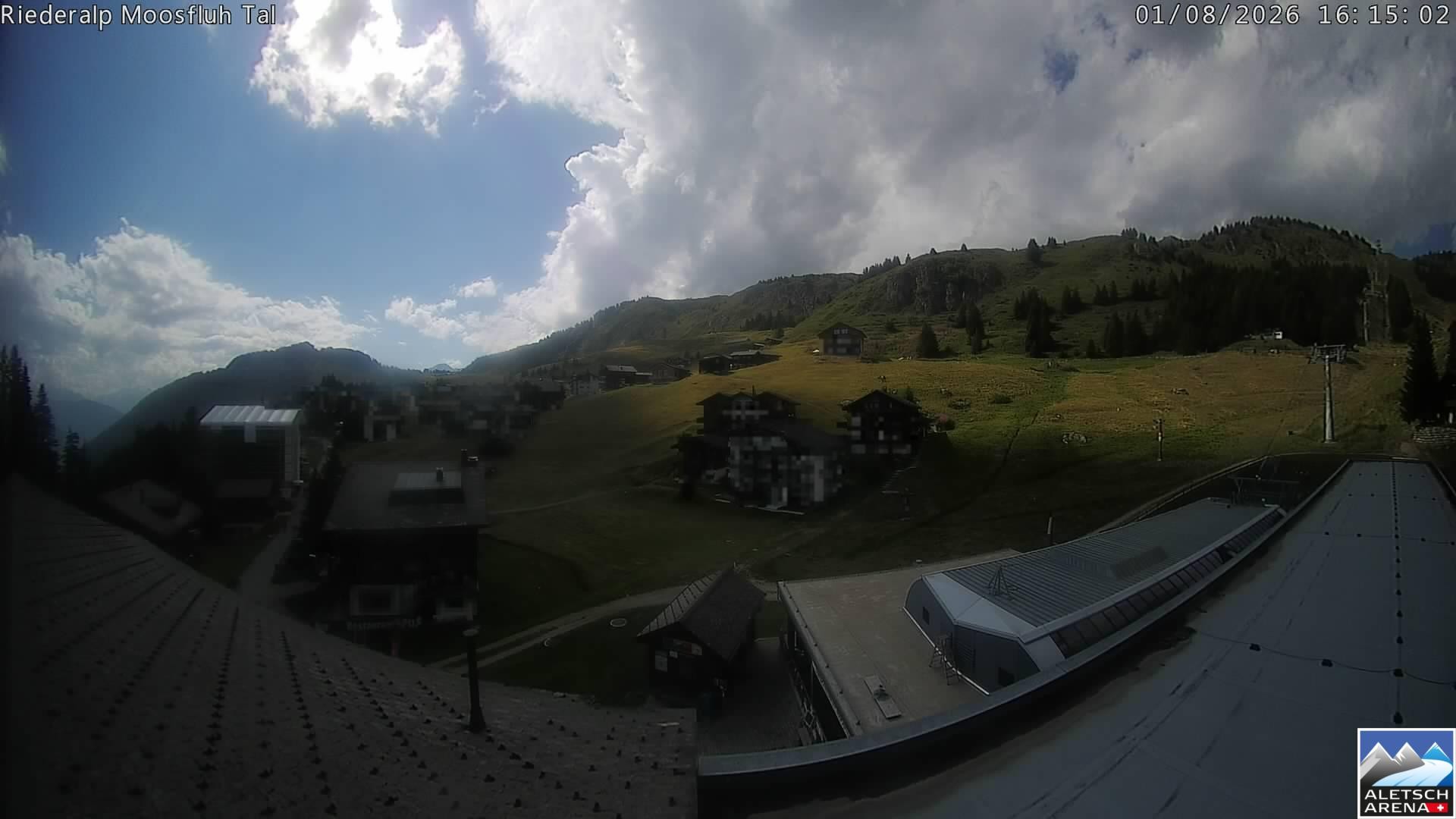 Archived image Webcam Riederalp - Village