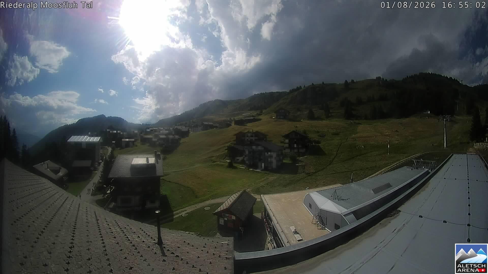 Archived image Webcam Riederalp - Village
