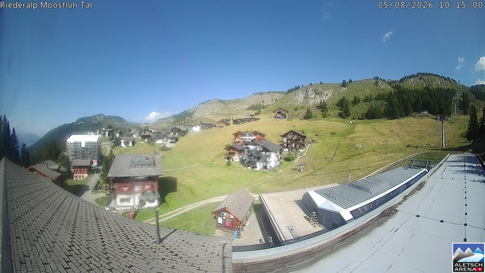 Archiv Foto Webcam Riederalp: Dorfmitte