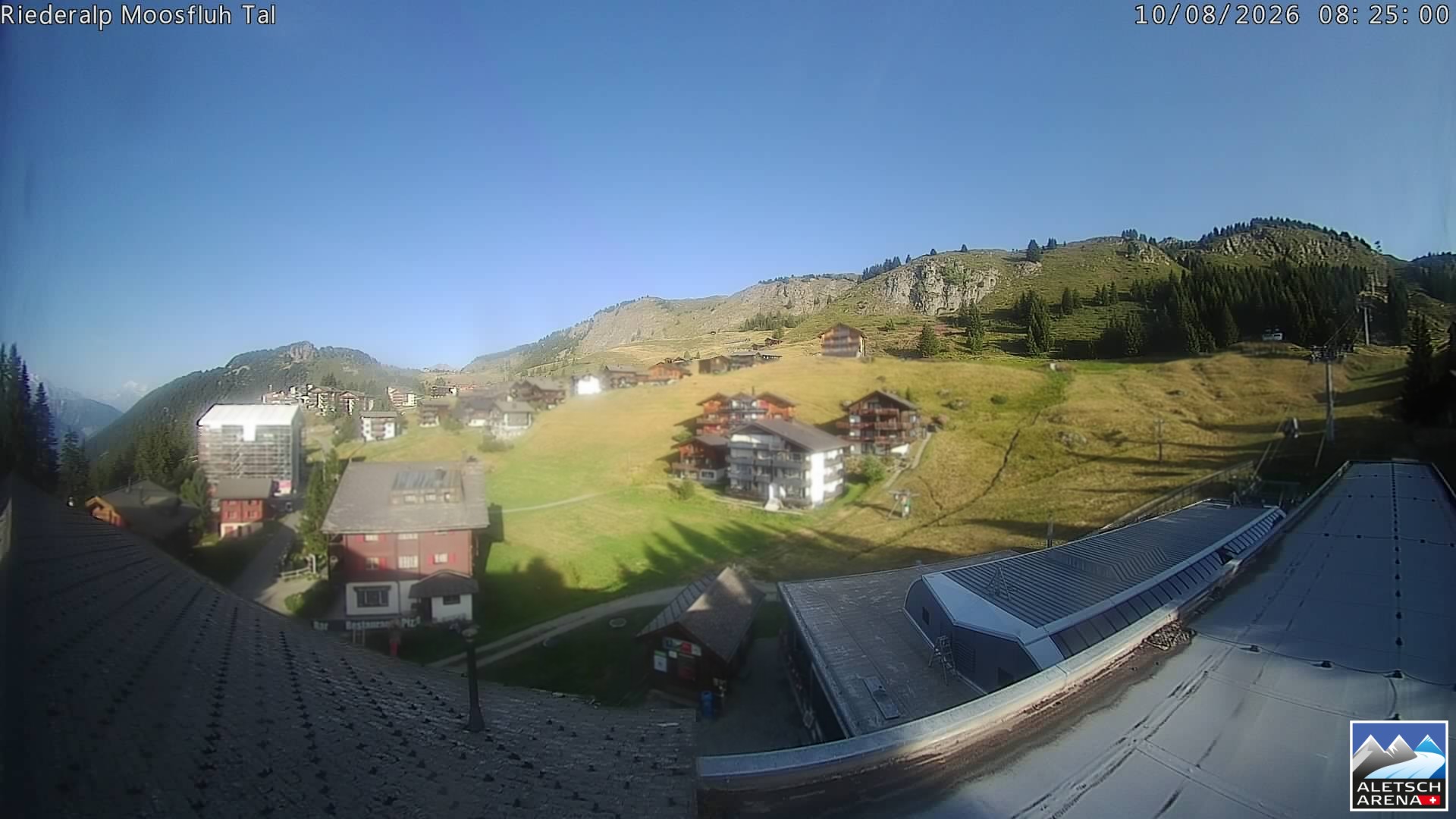 Archiv Foto Webcam Riederalp: Dorfmitte
