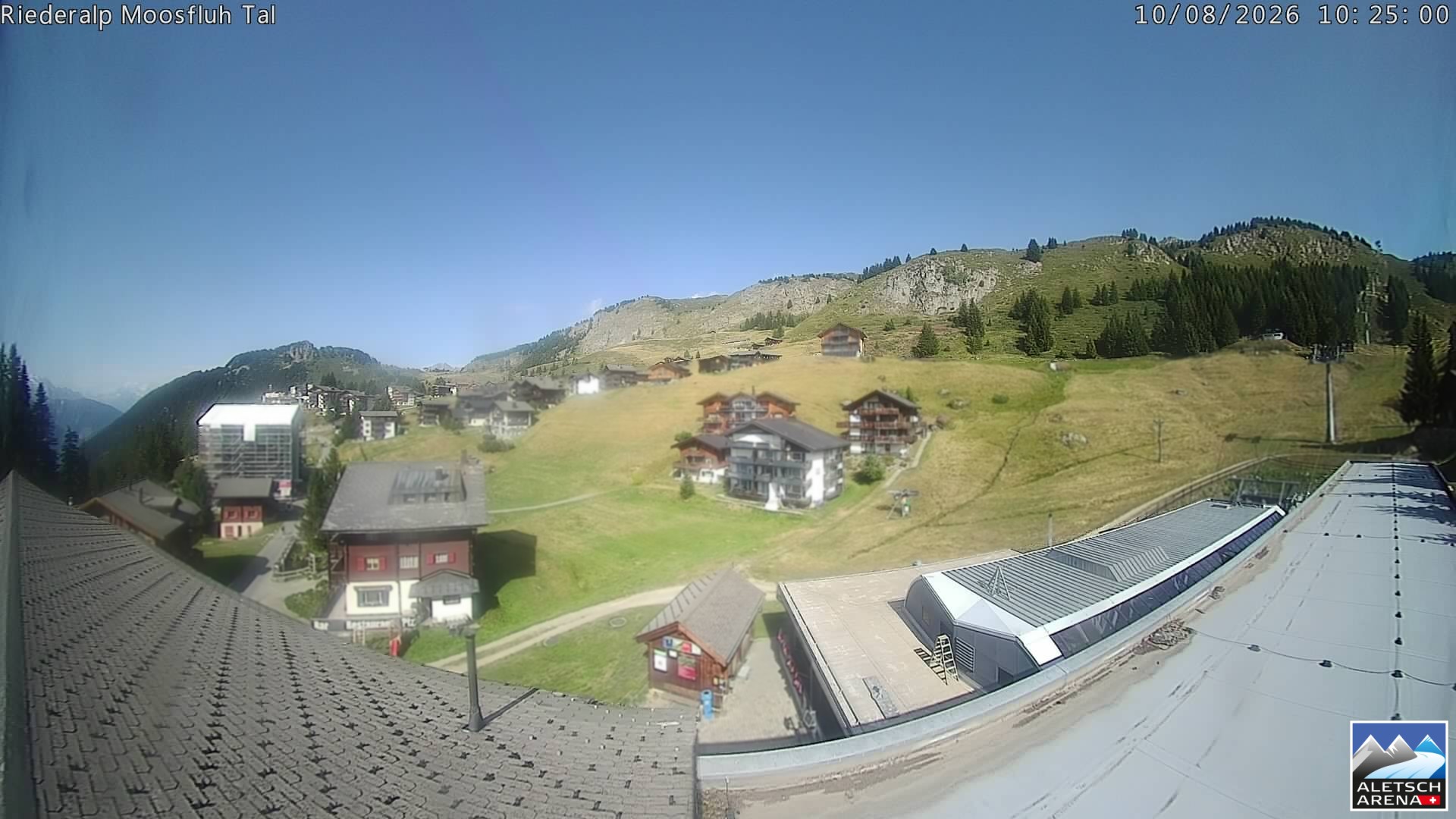 Archiv Foto Webcam Riederalp: Dorfmitte