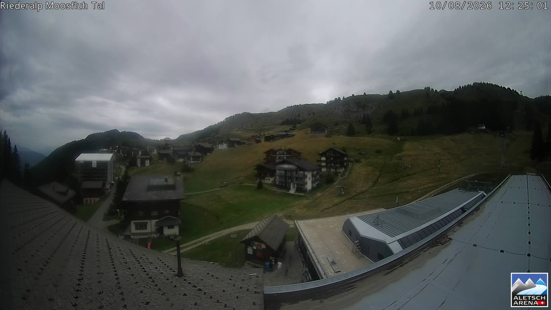 Archiv Foto Webcam Riederalp: Dorfmitte