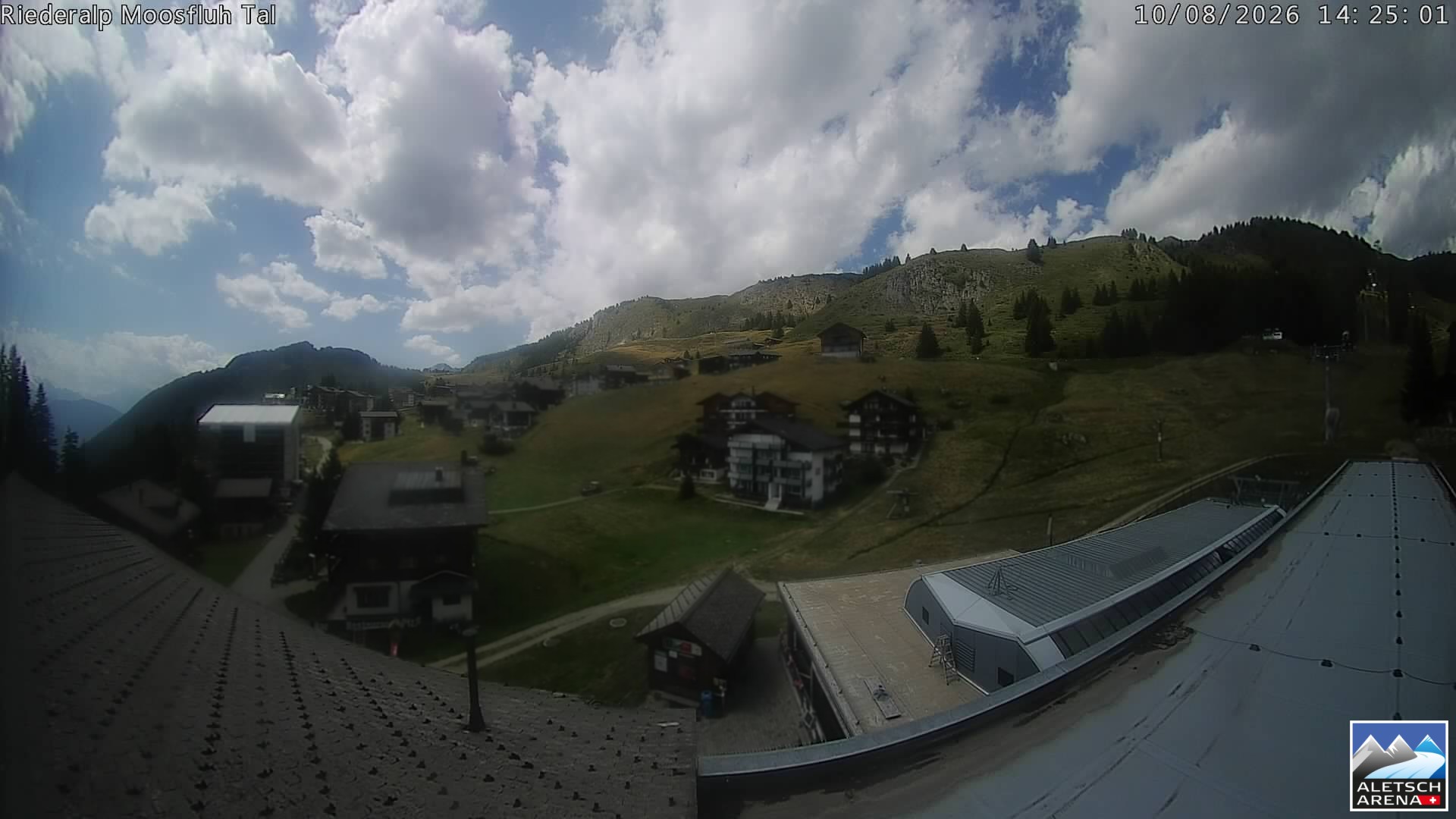 Archiv Foto Webcam Riederalp: Dorfmitte