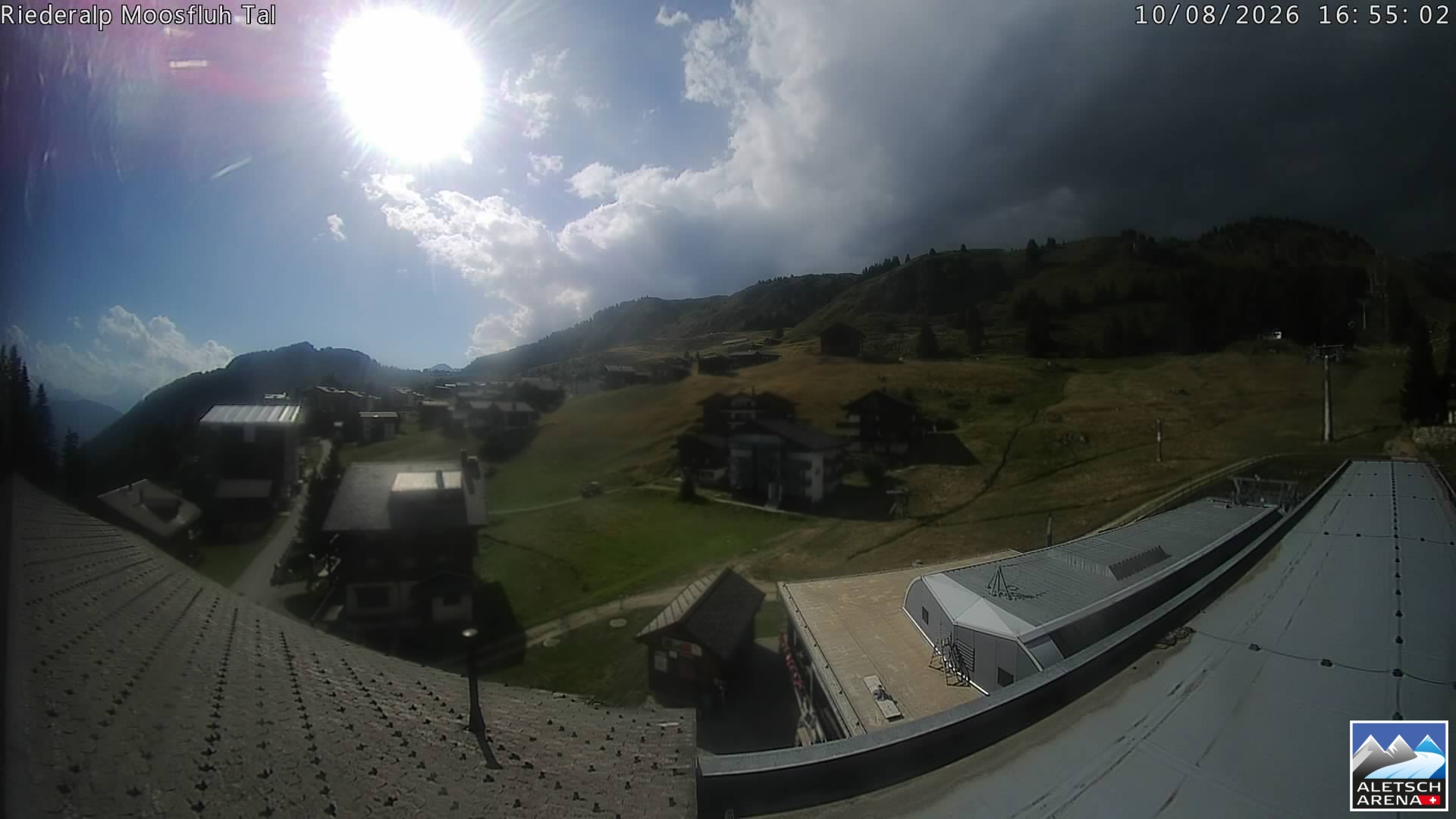 Archiv Foto Webcam Riederalp: Dorfmitte