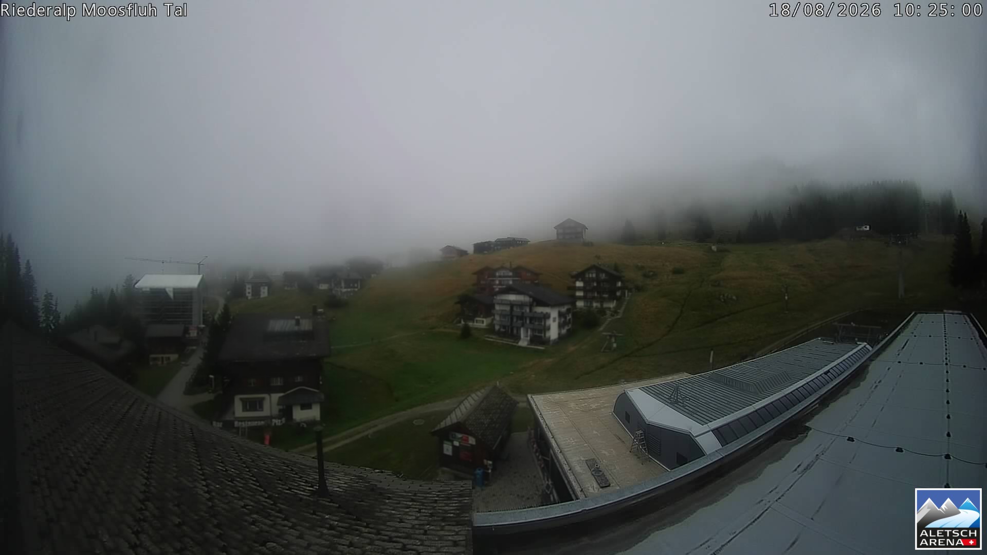 Archiv Foto Webcam Riederalp: Dorfmitte