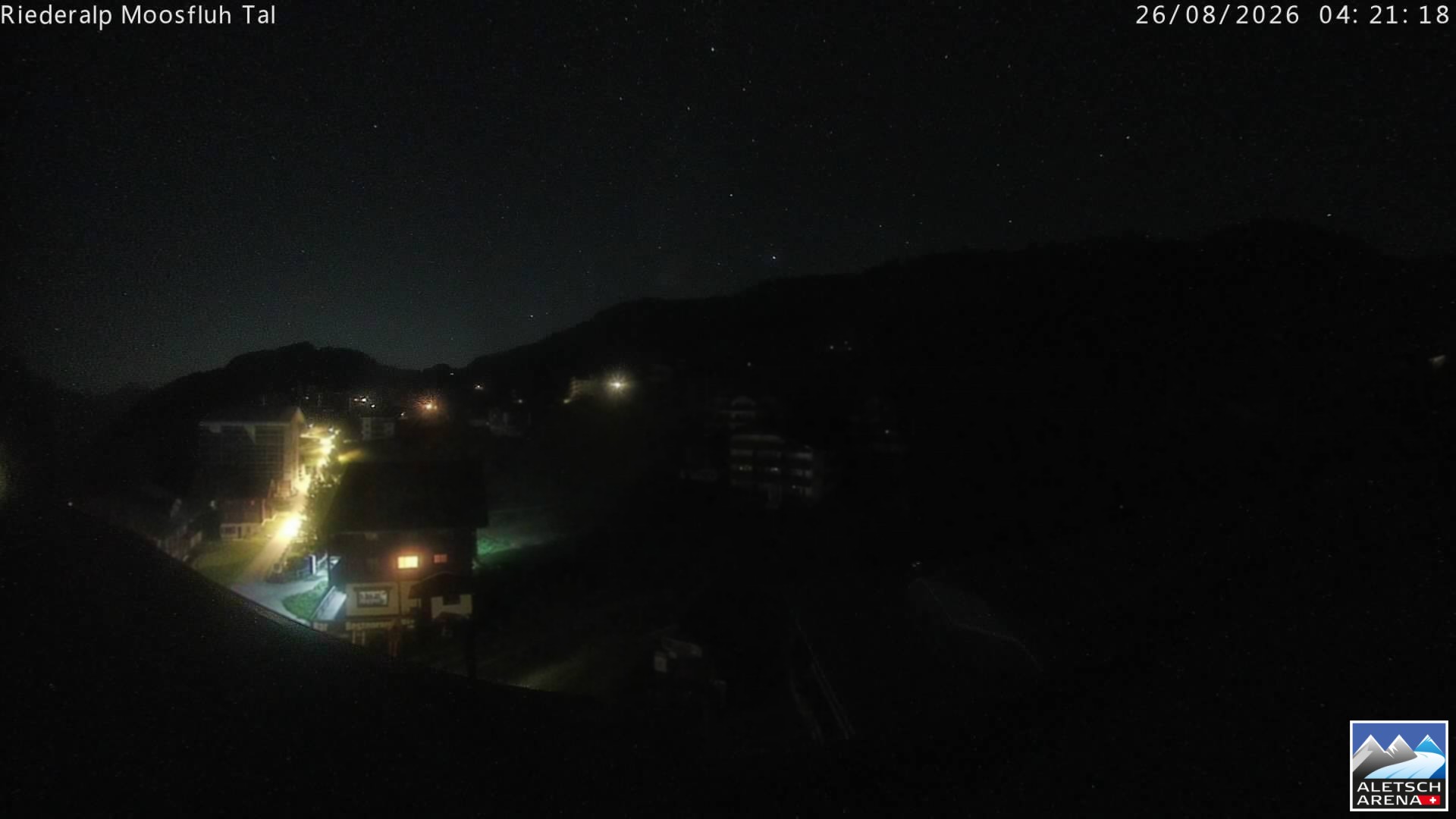 Archiv Foto Webcam Riederalp: Dorfmitte
