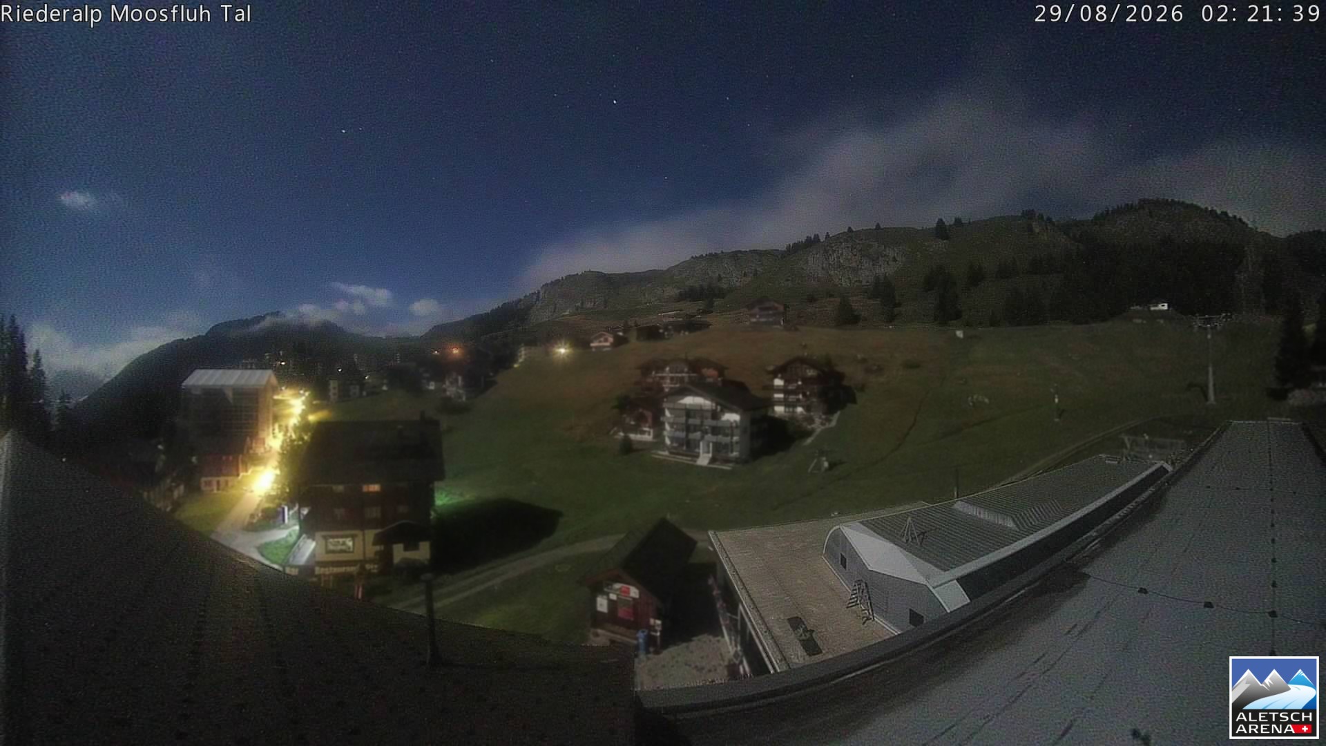 Archived image Webcam Riederalp - Village