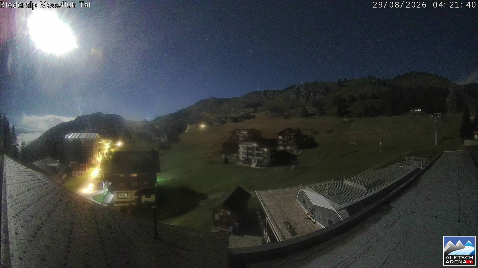 Archived image Webcam Riederalp - Village