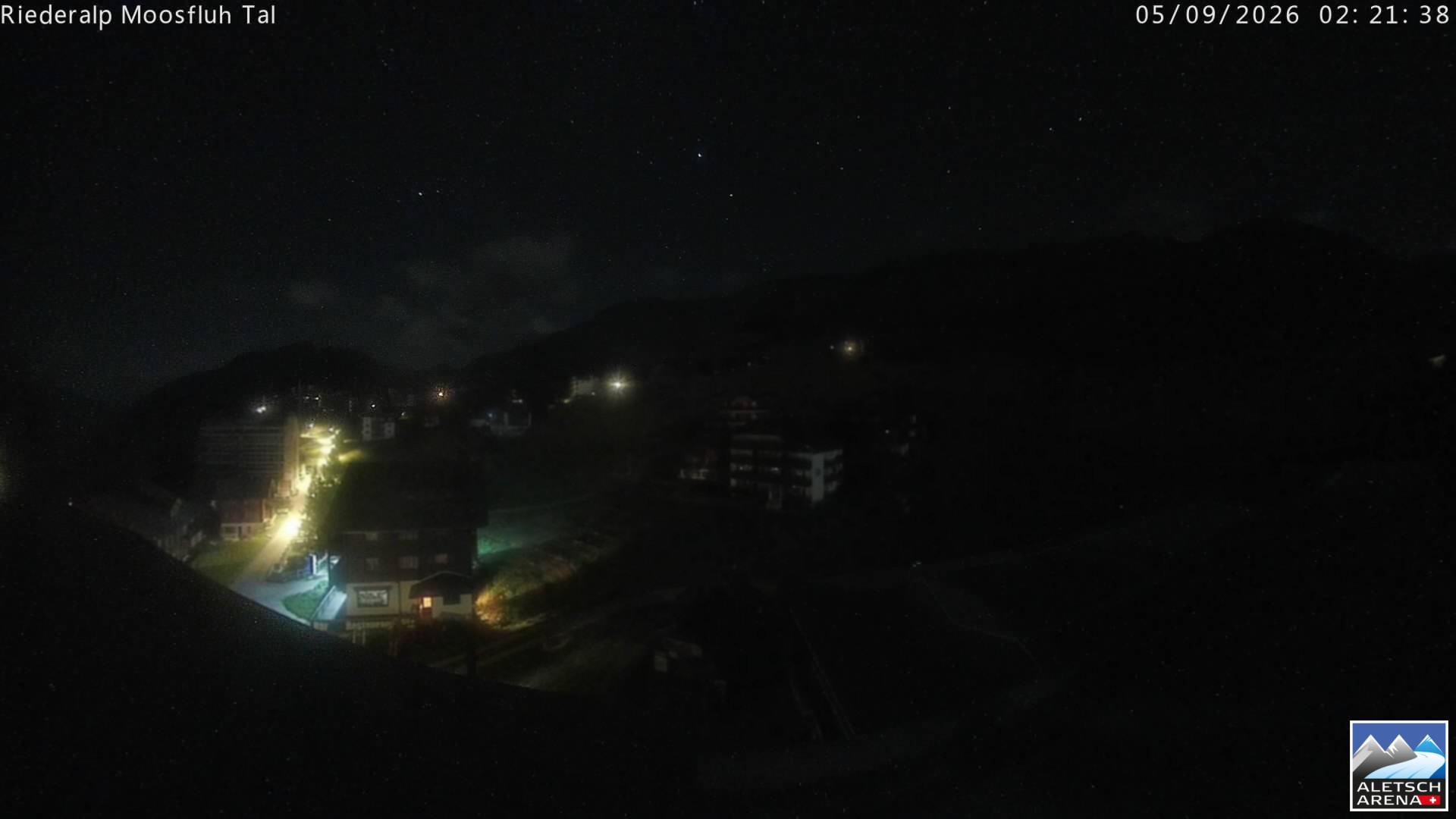 Archiv Foto Webcam Riederalp: Dorfmitte