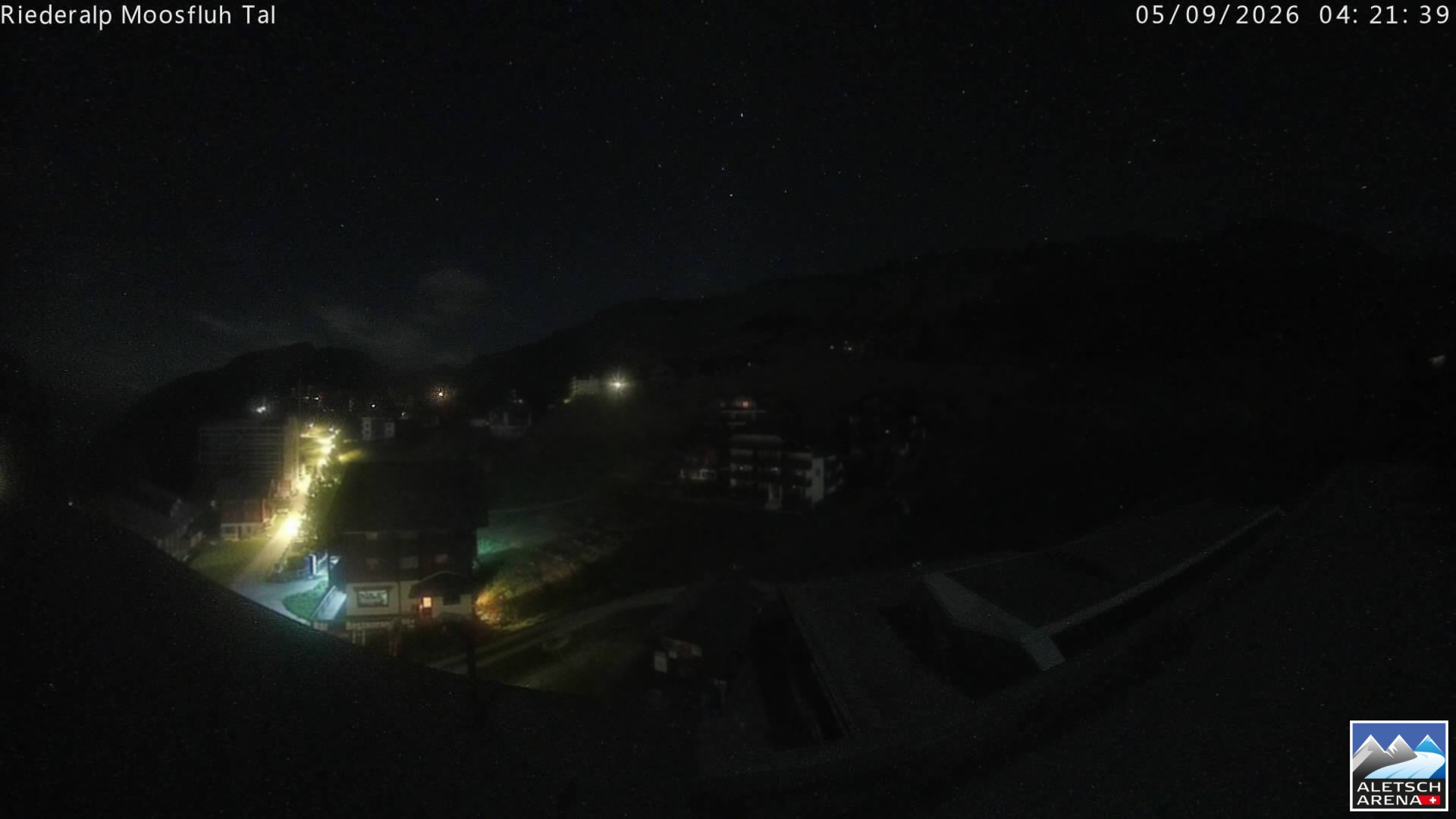 Archiv Foto Webcam Riederalp: Dorfmitte