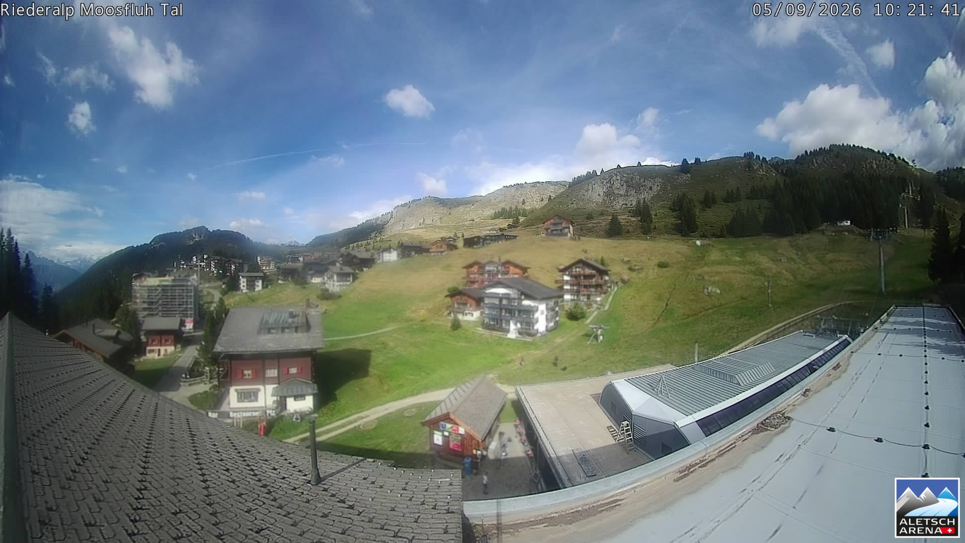 Archiv Foto Webcam Riederalp: Dorfmitte