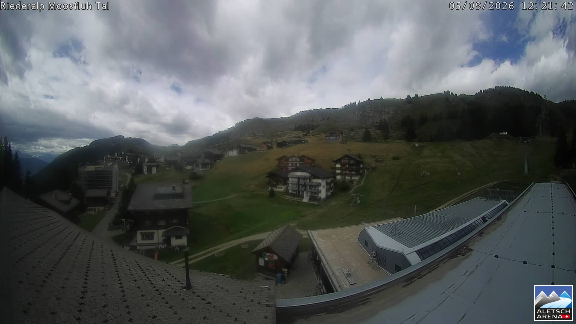 Archiv Foto Webcam Riederalp: Dorfmitte