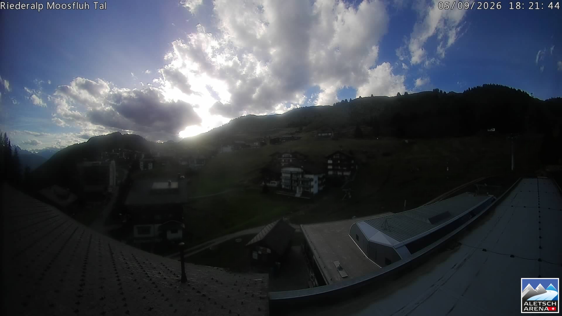 Archiv Foto Webcam Riederalp: Dorfmitte