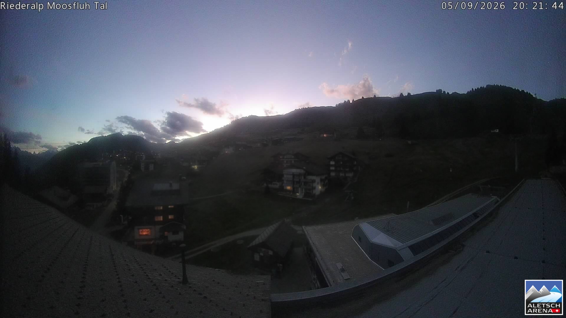 Archiv Foto Webcam Riederalp: Dorfmitte