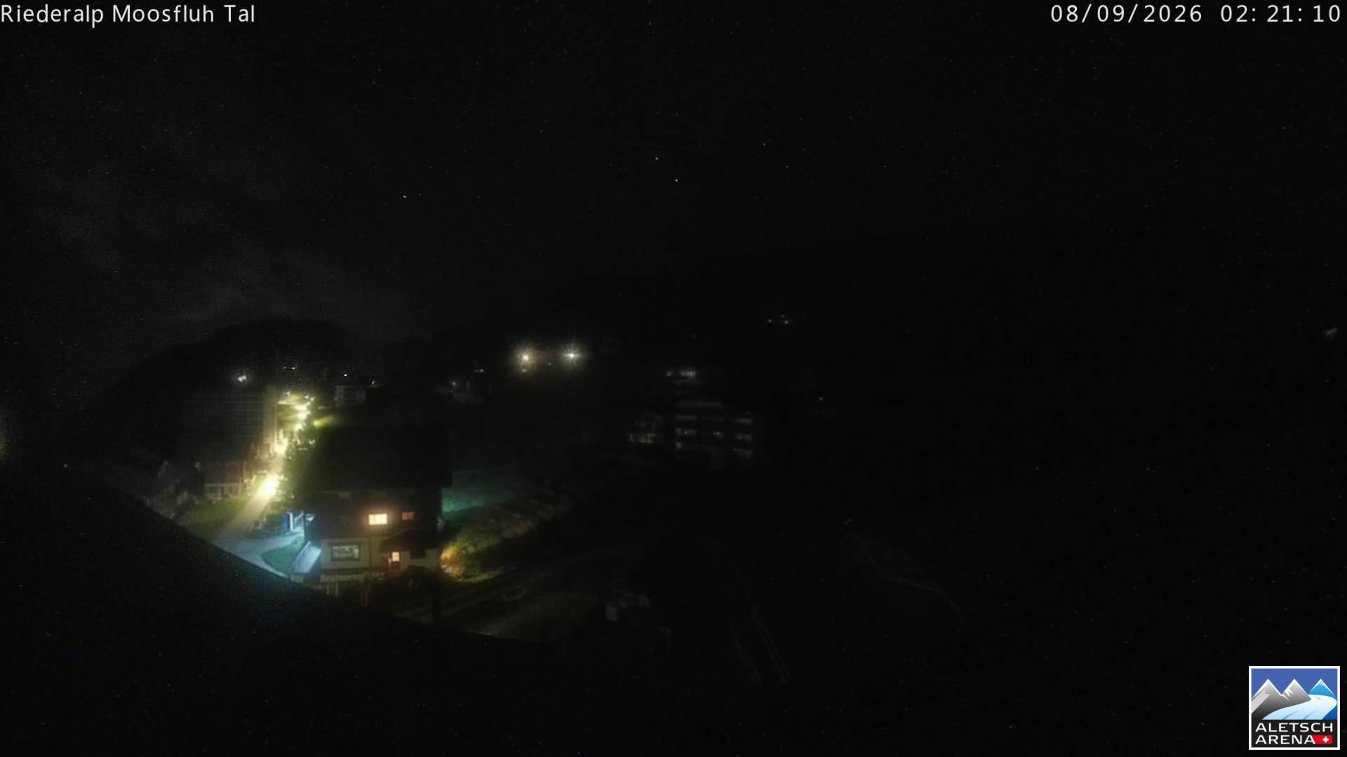 Archiv Foto Webcam Riederalp: Dorfmitte