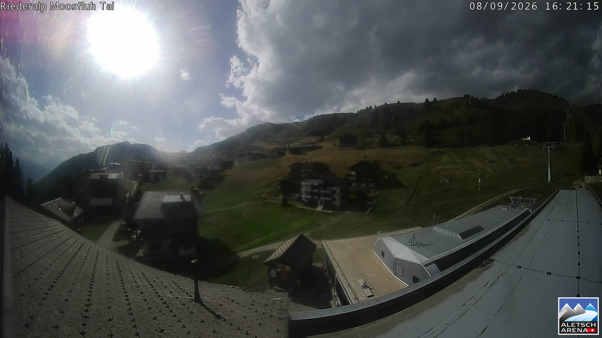Archived image Webcam Riederalp - Village