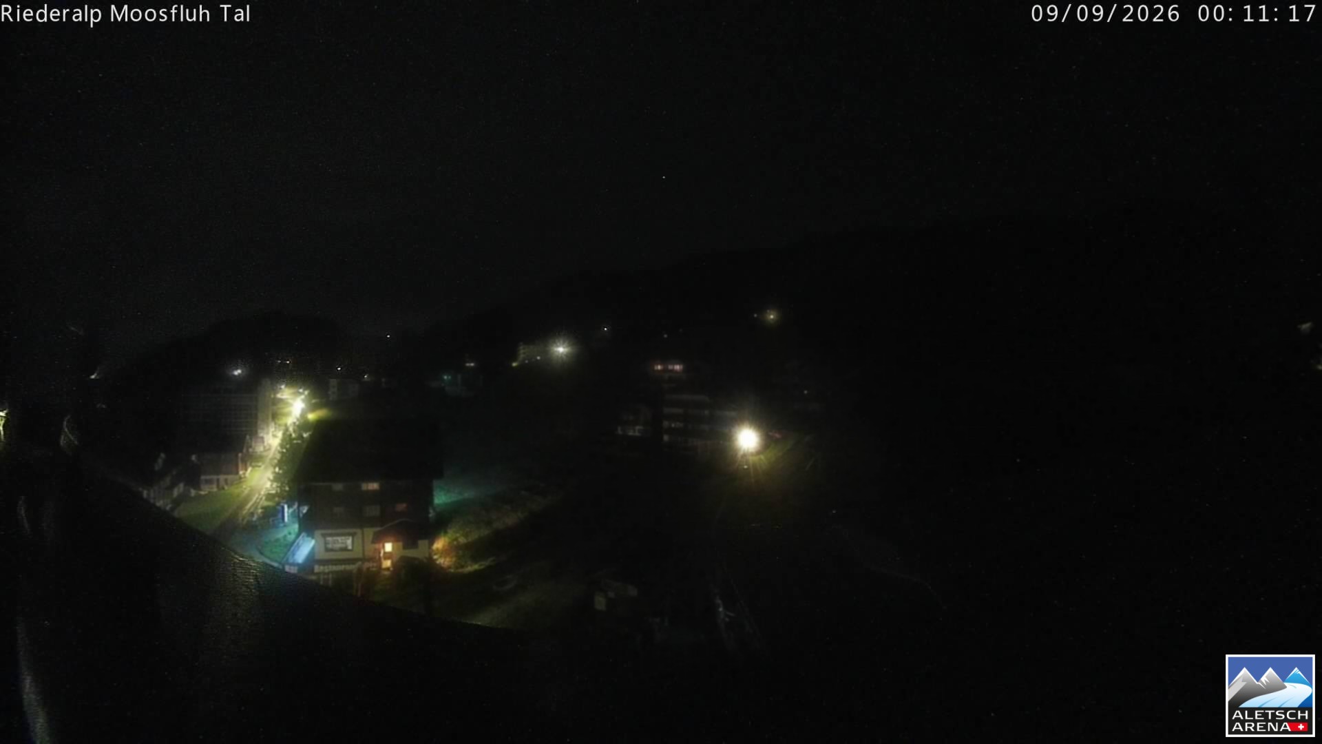 Archiv Foto Webcam Riederalp: Dorfmitte
