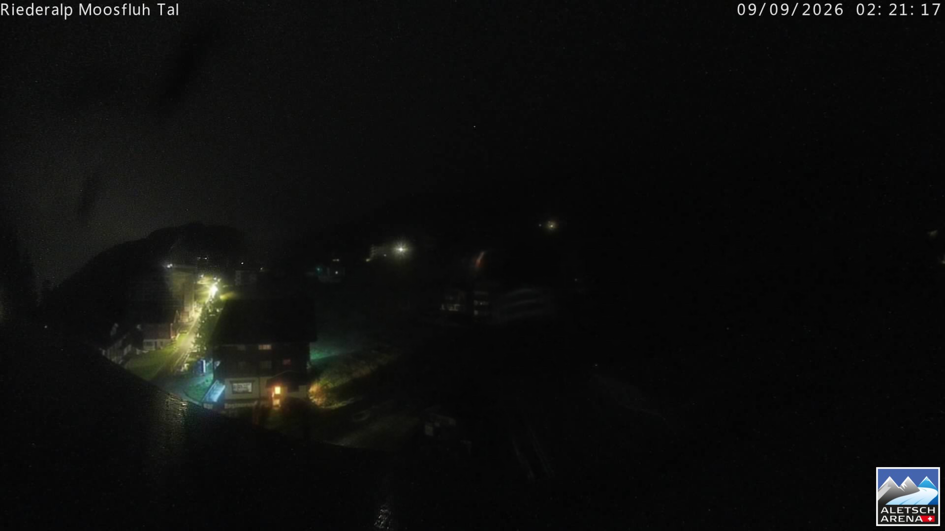 Archiv Foto Webcam Riederalp: Dorfmitte
