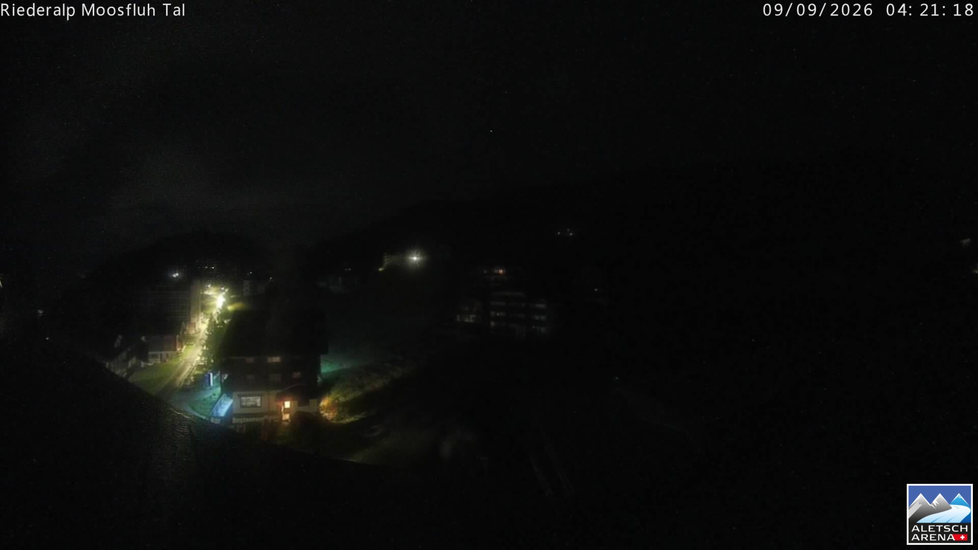 Archiv Foto Webcam Riederalp: Dorfmitte