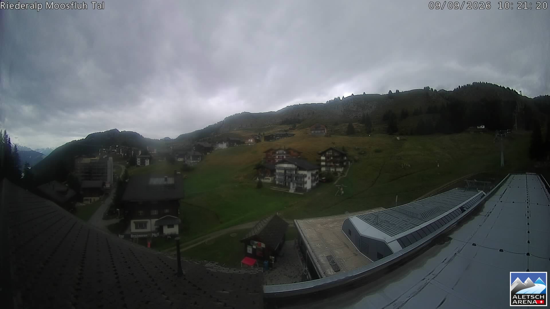 Archiv Foto Webcam Riederalp: Dorfmitte