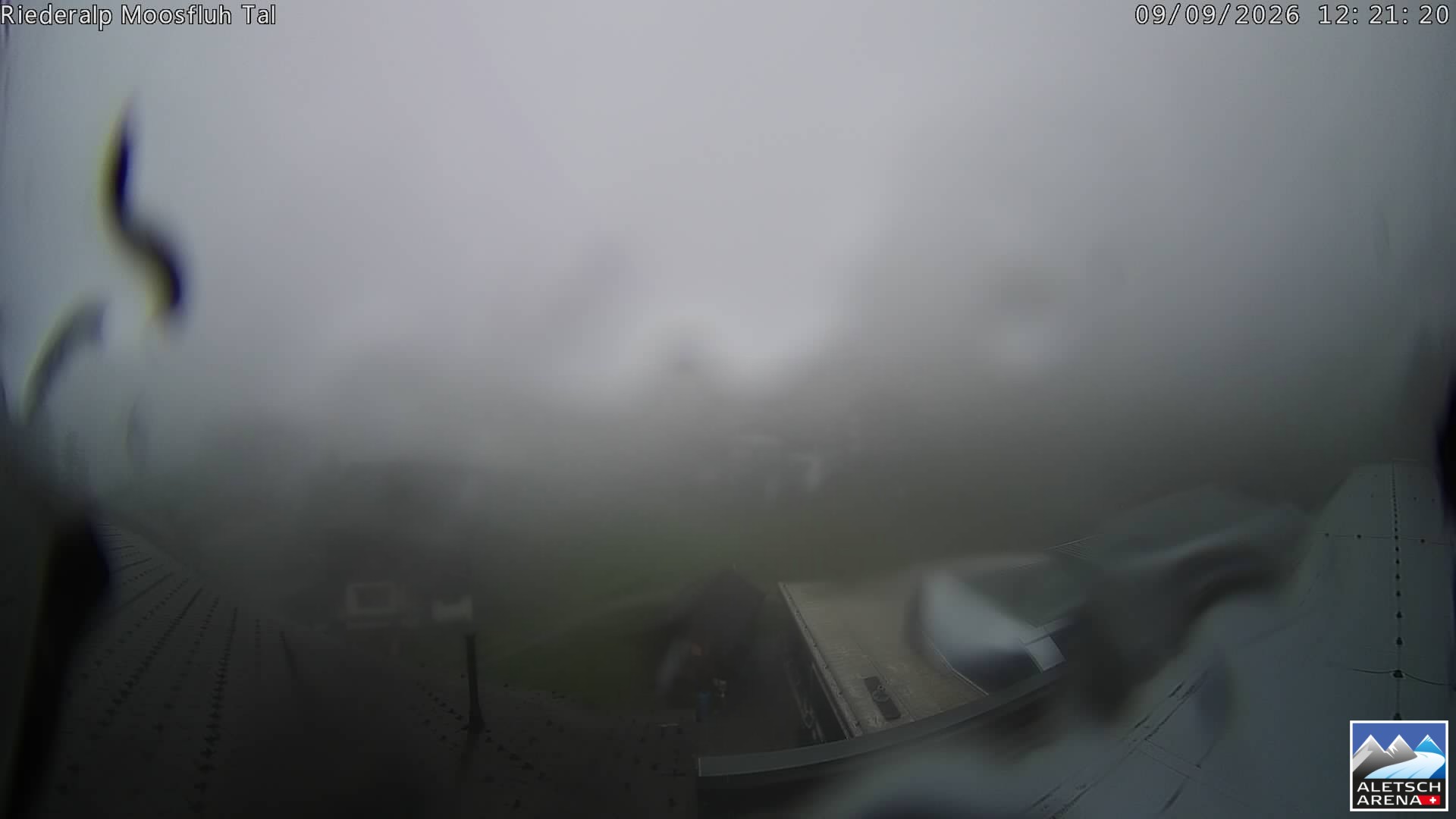 Archiv Foto Webcam Riederalp: Dorfmitte