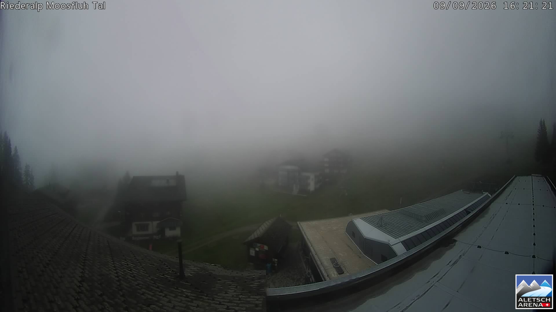 Archiv Foto Webcam Riederalp: Dorfmitte