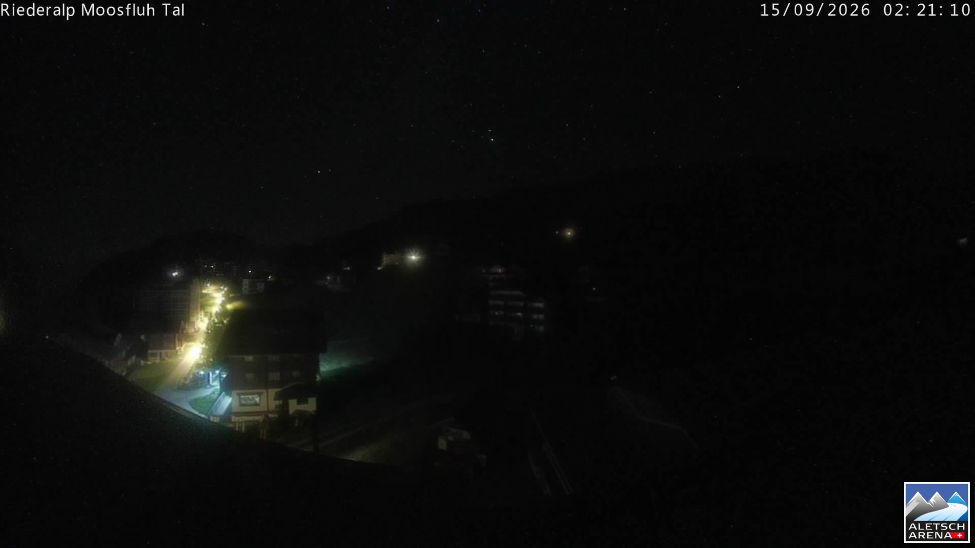 Archiv Foto Webcam Riederalp: Dorfmitte