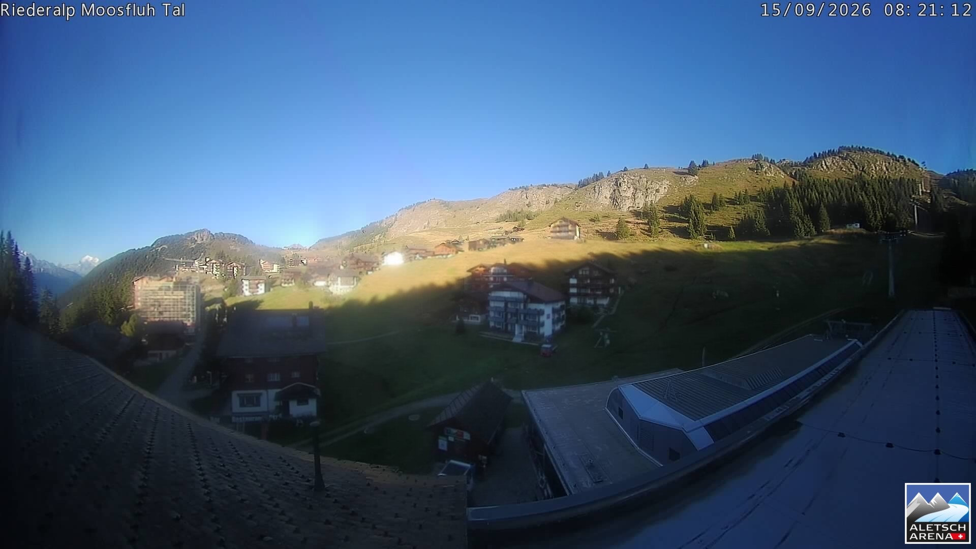 Archiv Foto Webcam Riederalp: Dorfmitte