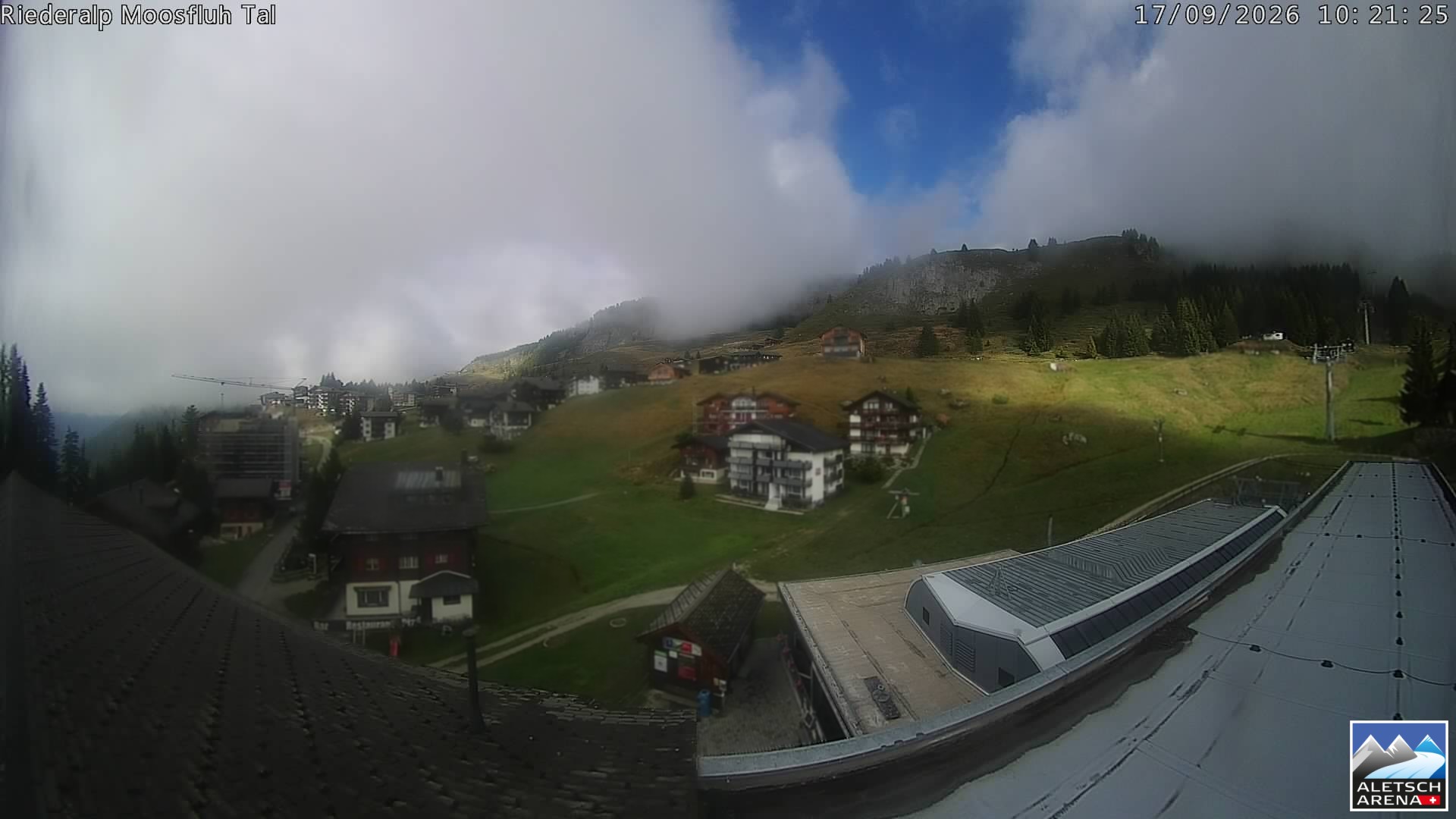 Archived image Webcam Riederalp - Village
