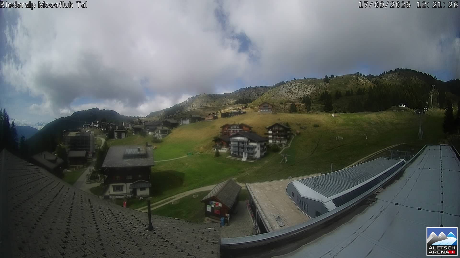 Archived image Webcam Riederalp - Village