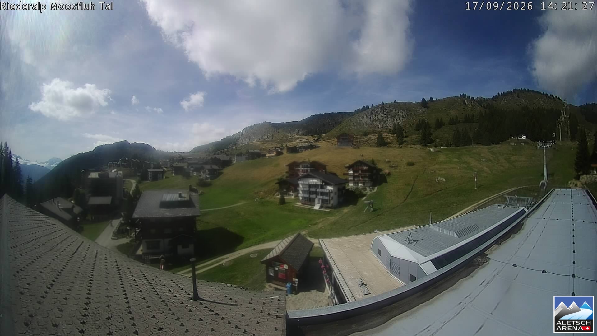 Archived image Webcam Riederalp - Village