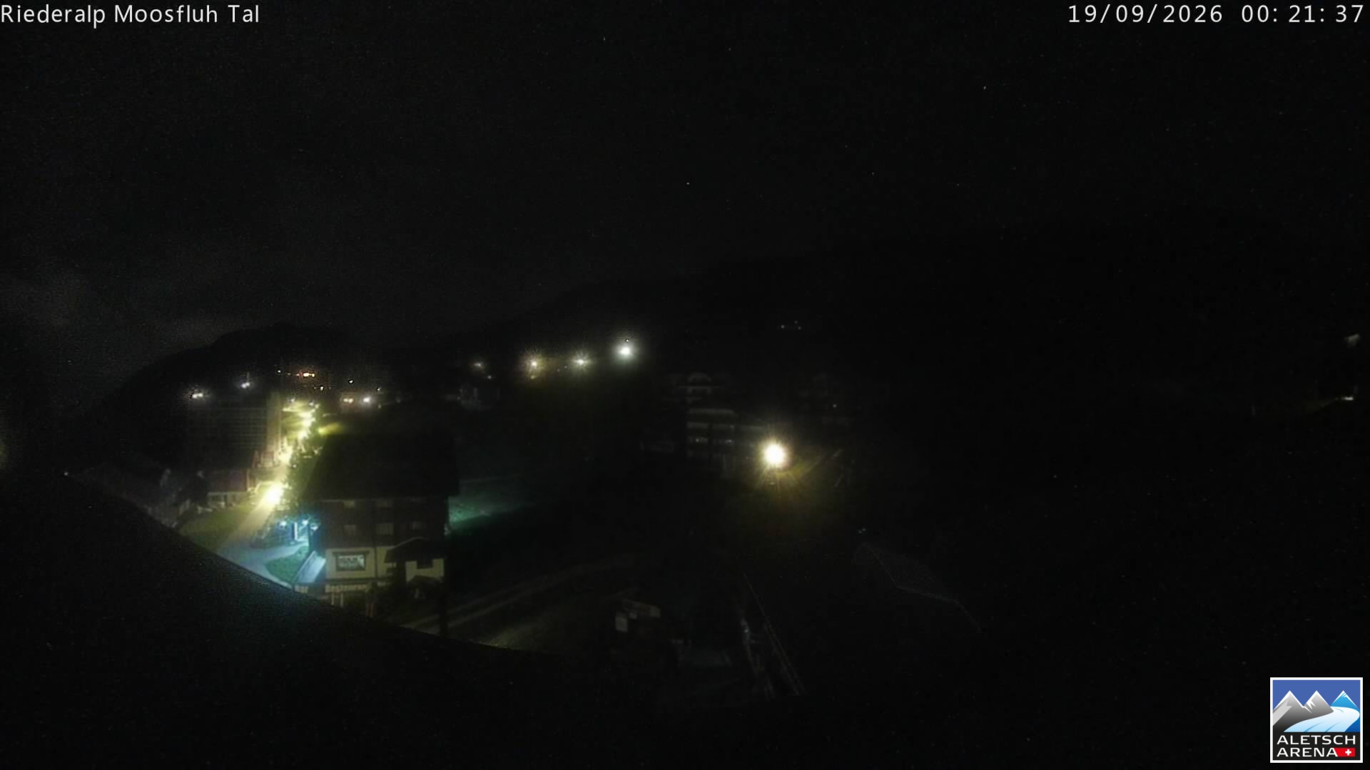 Archiv Foto Webcam Riederalp: Dorfmitte