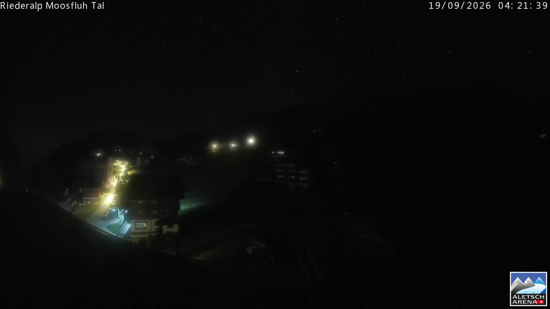 Archiv Foto Webcam Riederalp: Dorfmitte