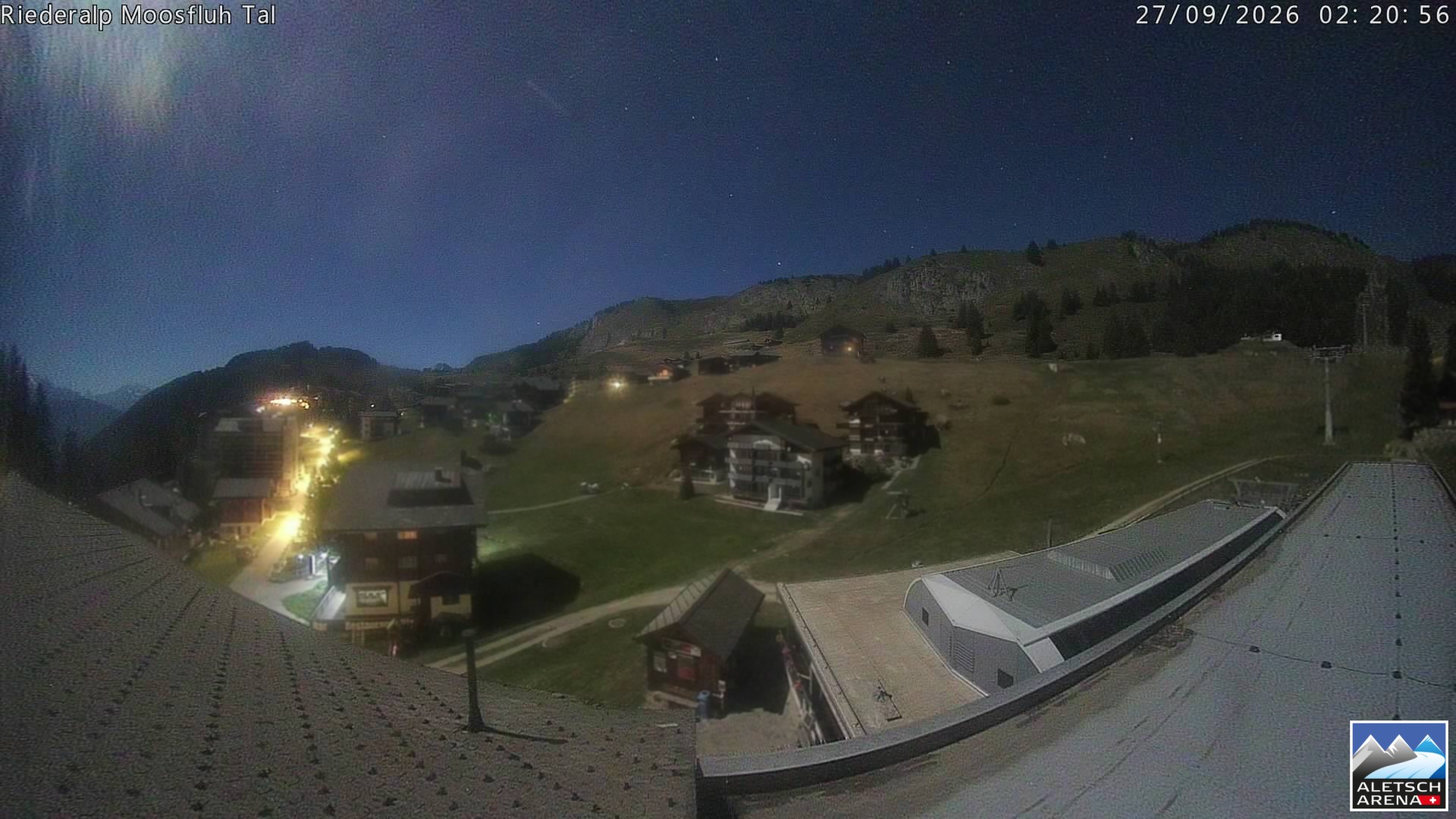 Archived image Webcam Riederalp - Village