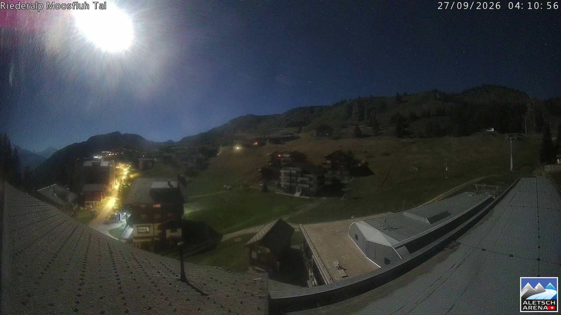 Archived image Webcam Riederalp - Village