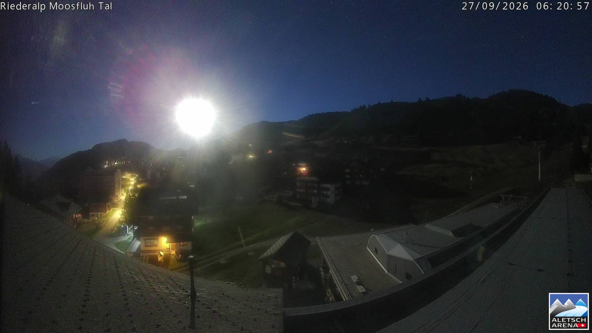 Archived image Webcam Riederalp - Village