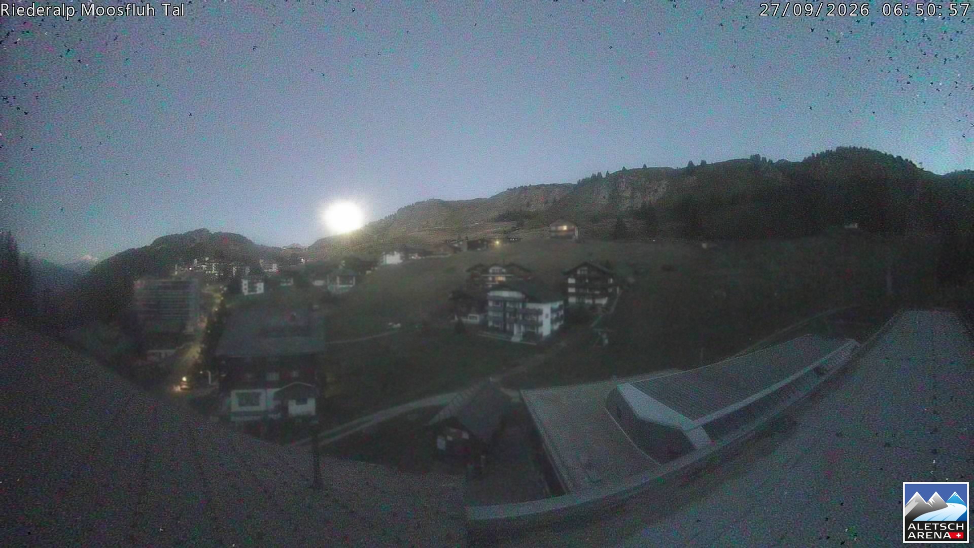 Archived image Webcam Riederalp - Village