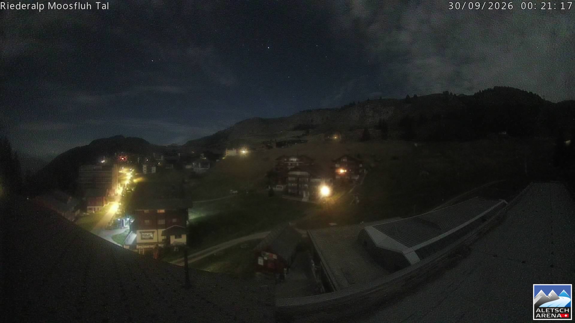 Archived image Webcam Riederalp - Village