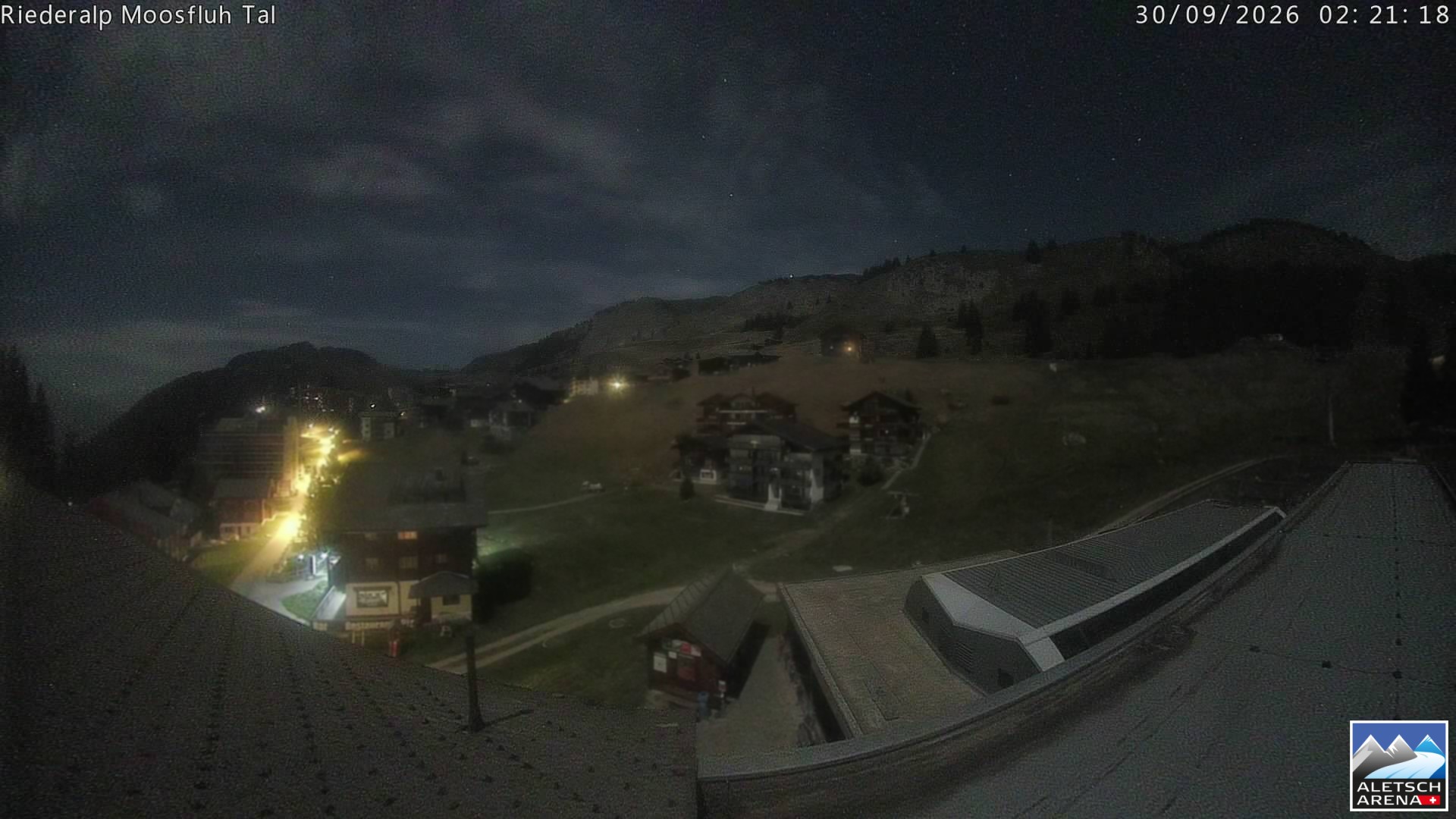 Archived image Webcam Riederalp - Village