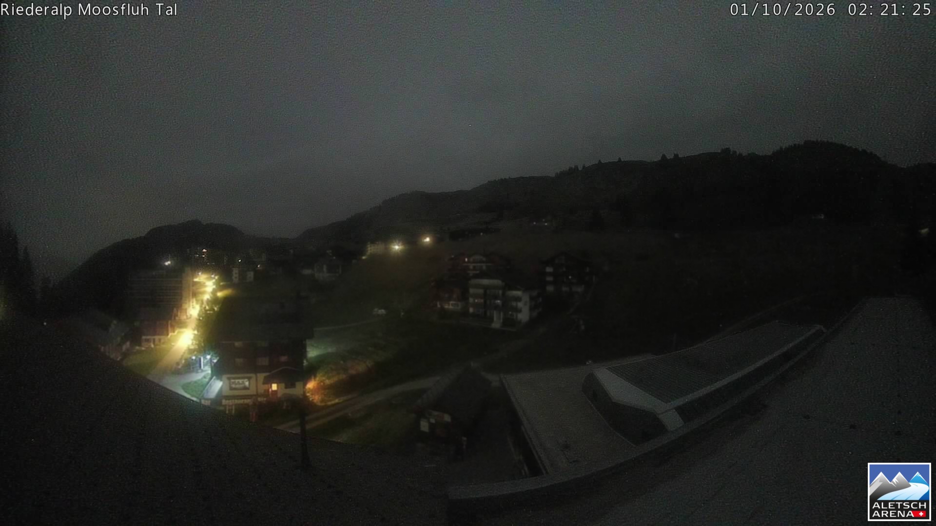 Archived image Webcam Riederalp - Village