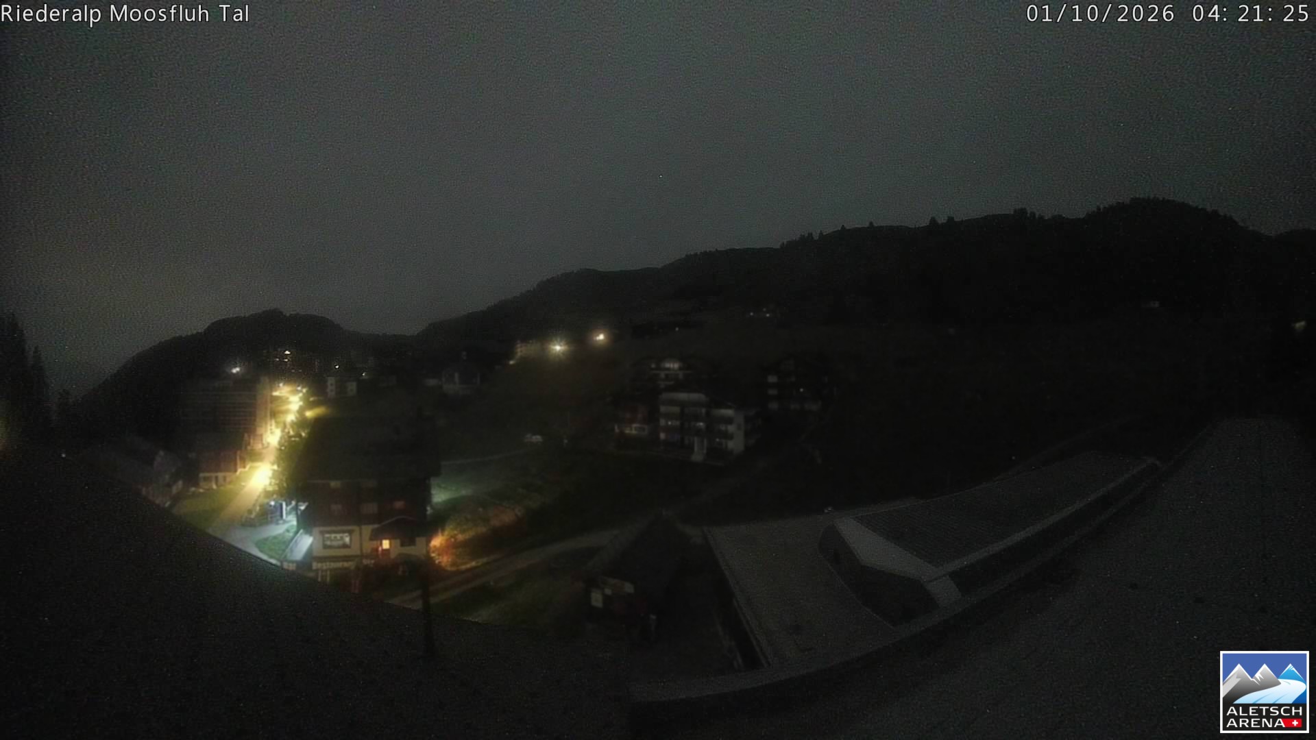 Archived image Webcam Riederalp - Village