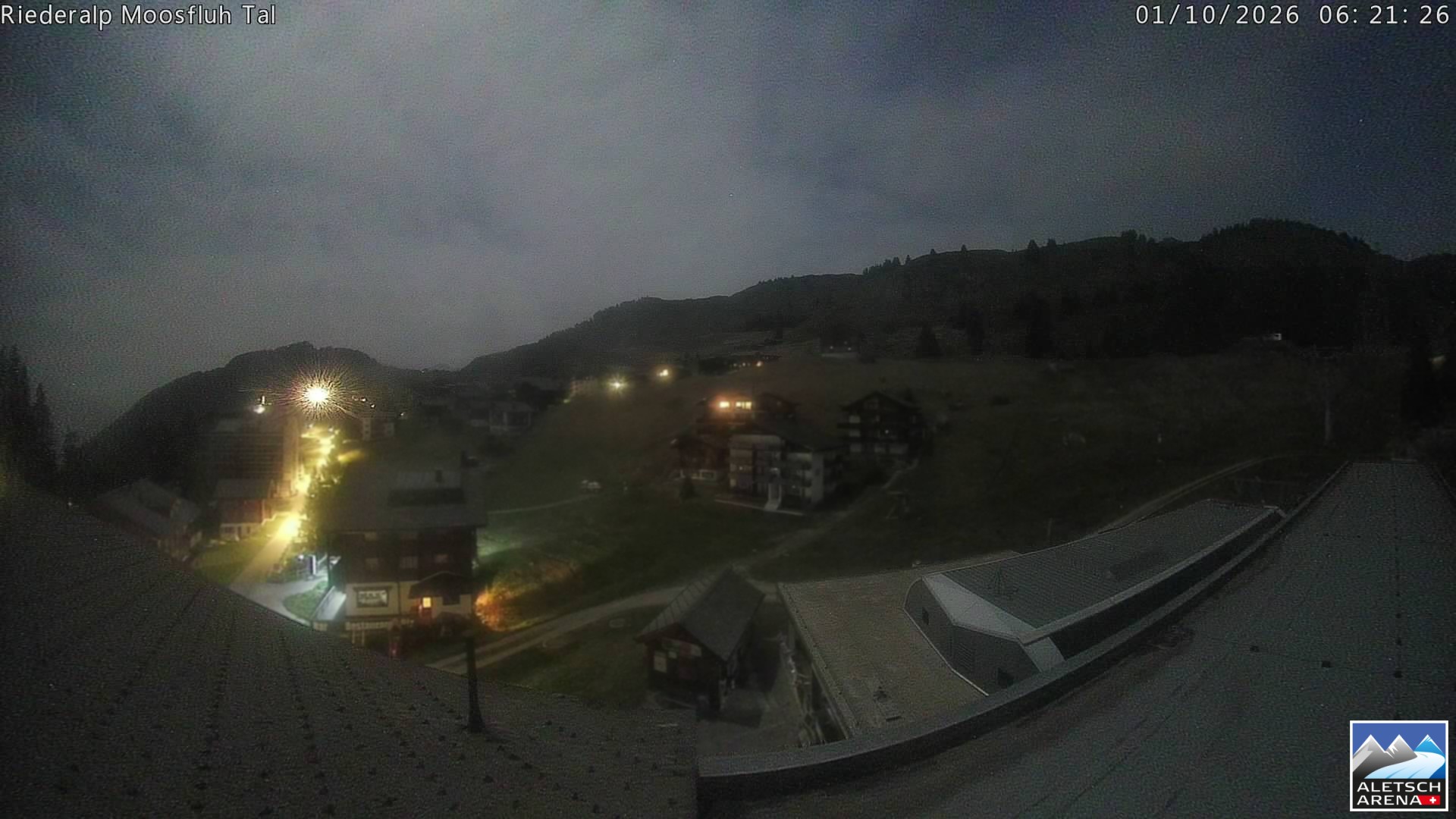 Archived image Webcam Riederalp - Village