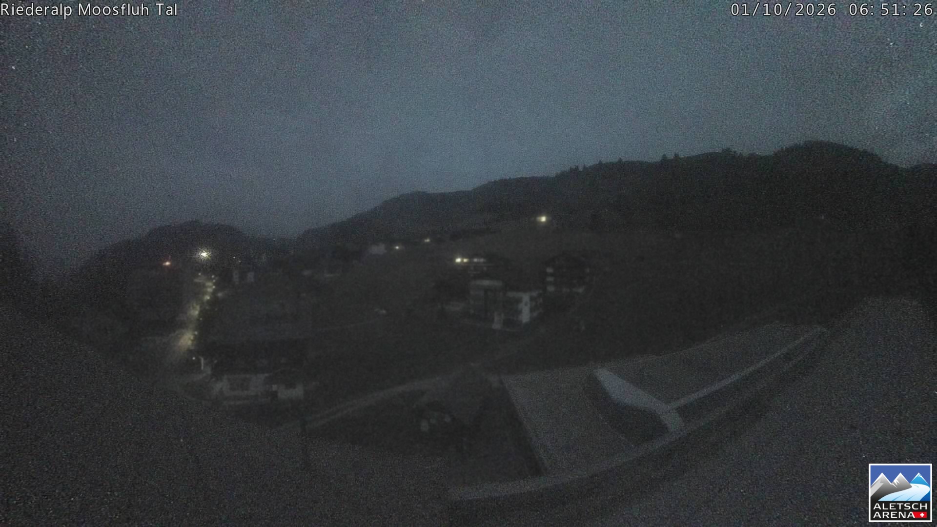 Archived image Webcam Riederalp - Village
